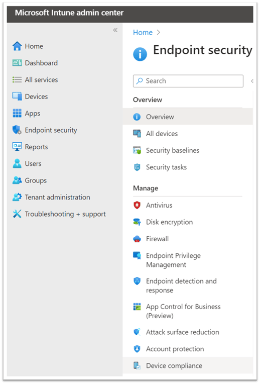 Create IOS/Android Version Specific Compliance Policy