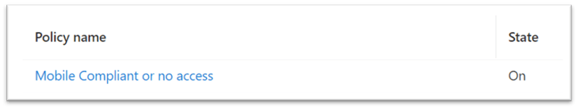 Create IOS/Android Version Specific Compliance Policy