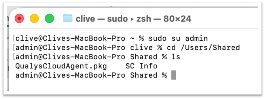 Agent Setup for MAC OS