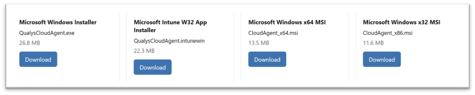 Agent Setup for Microsoft Windows